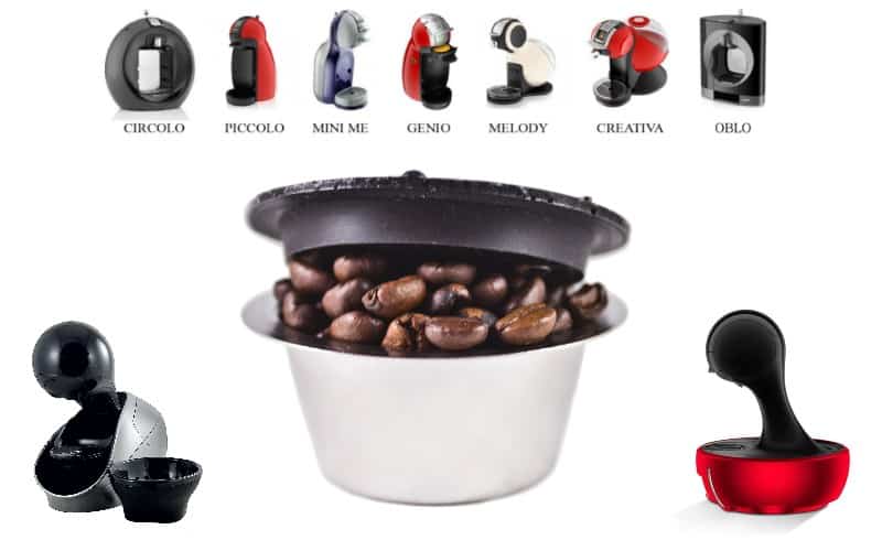 Capsules Rechargeables Compatibles Dolce Gusto® Café et Thé